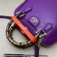 Gucci Diana mini tote bag in leather 715775 Purple