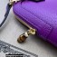 Gucci Diana mini tote bag in leather 715775 Purple