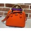 Gucci Diana mini tote bag in leather 715775 Orange