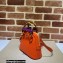 Gucci Diana mini tote bag in leather 715775 Orange