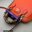 Gucci Diana mini tote bag in leather 715775 Orange