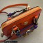 Gucci Diana mini tote bag in leather 715775 Orange