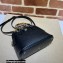 Gucci Diana mini tote bag in leather 715775 Black