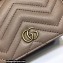 Gucci GG Marmont card case wallet 466492 Beige