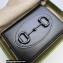 Gucci Horsebit 1955 card case wallet brass hardware 621887 Black
