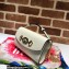 Gucci Zumi Mini Shoulder Bag 564718 in Grained Leather White
