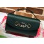 Gucci Zumi Mini Shoulder Bag 564718 in Grained Leather Green