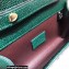 Gucci Zumi Mini Shoulder Bag 564718 in Grained Leather Green
