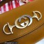 Gucci Zumi Mini Shoulder Bag 564718 in Grained Leather Yellow