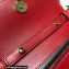 Gucci Zumi Mini Shoulder Bag 564718 in Smooth Leather Red