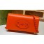 Gucci Horsebit 1955 wallet with chain bag brass hardware 621892 Orange