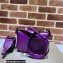 Gucci Horsebit 1955 small shoulder bag brass hardware 726226 Purple