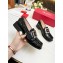 Roger Vivier Heel 3.5cm Preppy Viv' Metal Buckle Loafers Black 2022