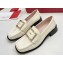 Roger Vivier Heel 3.5cm Preppy Viv' Metal Buckle Loafers White 2022