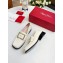 Roger Vivier Heel 3.5cm Preppy Viv' Metal Buckle Loafers White 2022