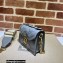 Gucci GG matelassé top handle mini bag 724499 Gray