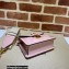 Gucci GG matelassé top handle mini bag 724499 Pink