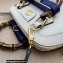 Gucci Diana mini tote bag in leather 715775 White