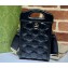 Gucci GG matelassé top handle mini bag 723776 Black