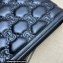 Gucci GG matelassé top handle mini bag 723776 Black