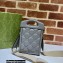 Gucci GG matelassé top handle mini bag 723776 Gray