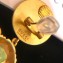 Gucci Metal Lion Head Earrings with Interlocking G 580600
