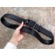 Prada Width 3.4cm Calfskin Grained Belts Black 2018