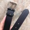 Prada Width 3.4cm Calfskin Grained Belts Black 2018