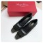 Roger Vivier Heel 4.5cm Patent Leather Buckle Checker Pump Dark Green 2018
