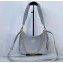 Prada Shearling Mini Hobo Bag 1BC204 Gray