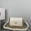Prada System nappa leather patchwork shoulder bag 1BD292 White