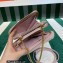 Prada Shearling and Saffiano leather mini-pouch Bag 1NR015 Pink