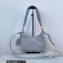 Prada Shearling Mini Hobo Bag 1BC204 Gray