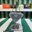 Prada Shearling and Saffiano leather mini-pouch Bag 1NR015 Gray