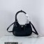 Prada Moon Re-Nylon and leather Bag 1BA381 Black