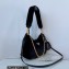 Prada Shearling Mini Hobo Bag 1BC204 Black