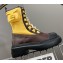 Fendi Domino nylon biker boots with Baguette pocket Yellow 2023
