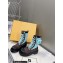 Fendi Domino nylon biker boots with Baguette pocket Blue 2023