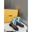 Fendi Domino nylon biker boots with Baguette pocket Blue 2023