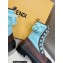 Fendi Domino nylon biker boots with Baguette pocket Blue 2023