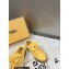 Fendi Match nylon Low-tops Sneakers with Baguette pocket Yellow 2023