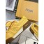 Fendi Match nylon Low-tops Sneakers with Baguette pocket Yellow 2023