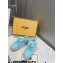 Fendi Match nylon Low-tops Sneakers with Baguette pocket Blue 2023