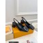 Louis Vuitton Heel 5.5cm Shake Slingback Pumps in Patent calf leather Black 2023