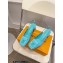 Louis Vuitton Heel 5.5cm Shake Slingback Pumps in Patent calf leather Turquoise Green 2023