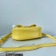 Prada Moon Re-Nylon and leather Bag 1BA381 Yellow