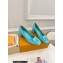 Louis Vuitton Heel 5.5cm Shake Pumps in Patent calf leather Turquoise Green 2023