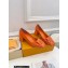 Louis Vuitton Heel 5.5cm Shake Pumps in Patent calf leather Orange 2023