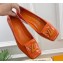 Louis Vuitton Heel 5.5cm Shake Pumps in Patent calf leather Orange 2023