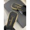 Chanel Camellia Embossed Logo Flat Mules Black 2023
